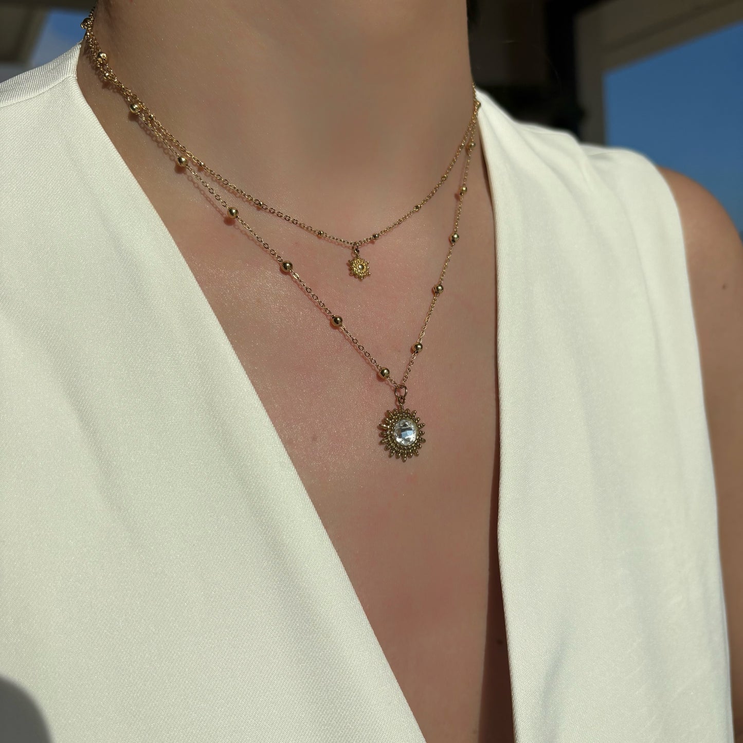 Collier double rang - Soléa