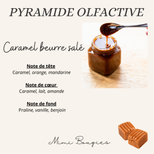 Bougie parfumée - caramel beurre salé