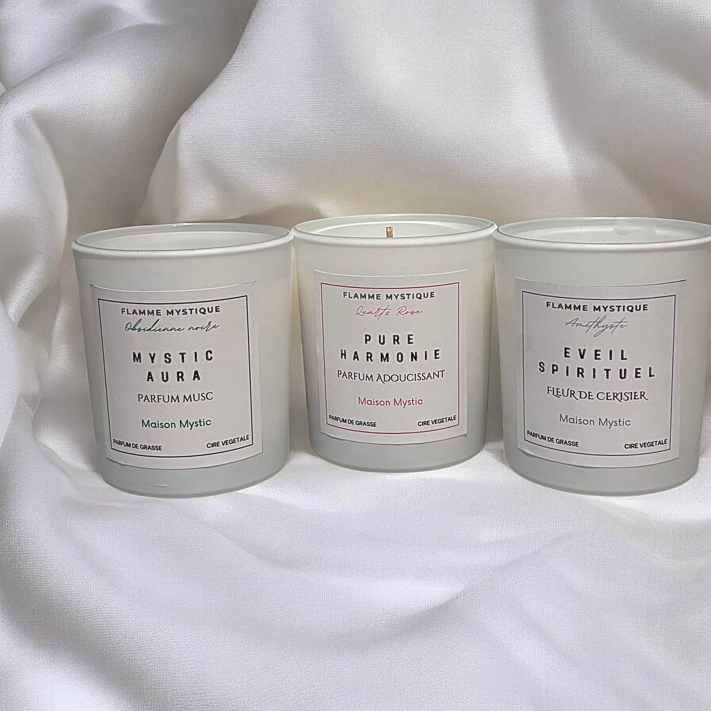 Trio de bougies Mystique