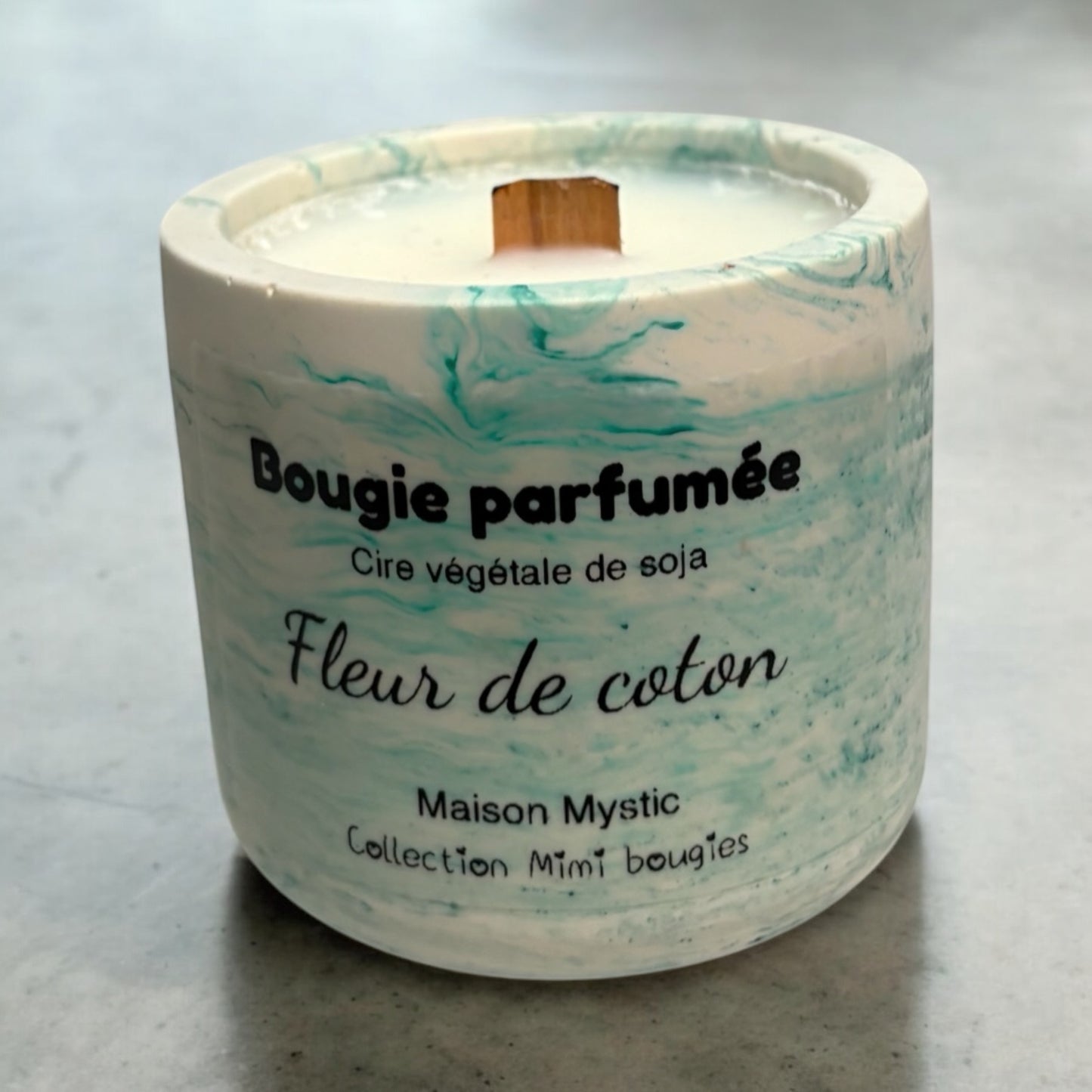 Bougie 100% fait main ✨ - Fleur de Coton