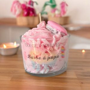 Bougie parfumée - Barbe à papa