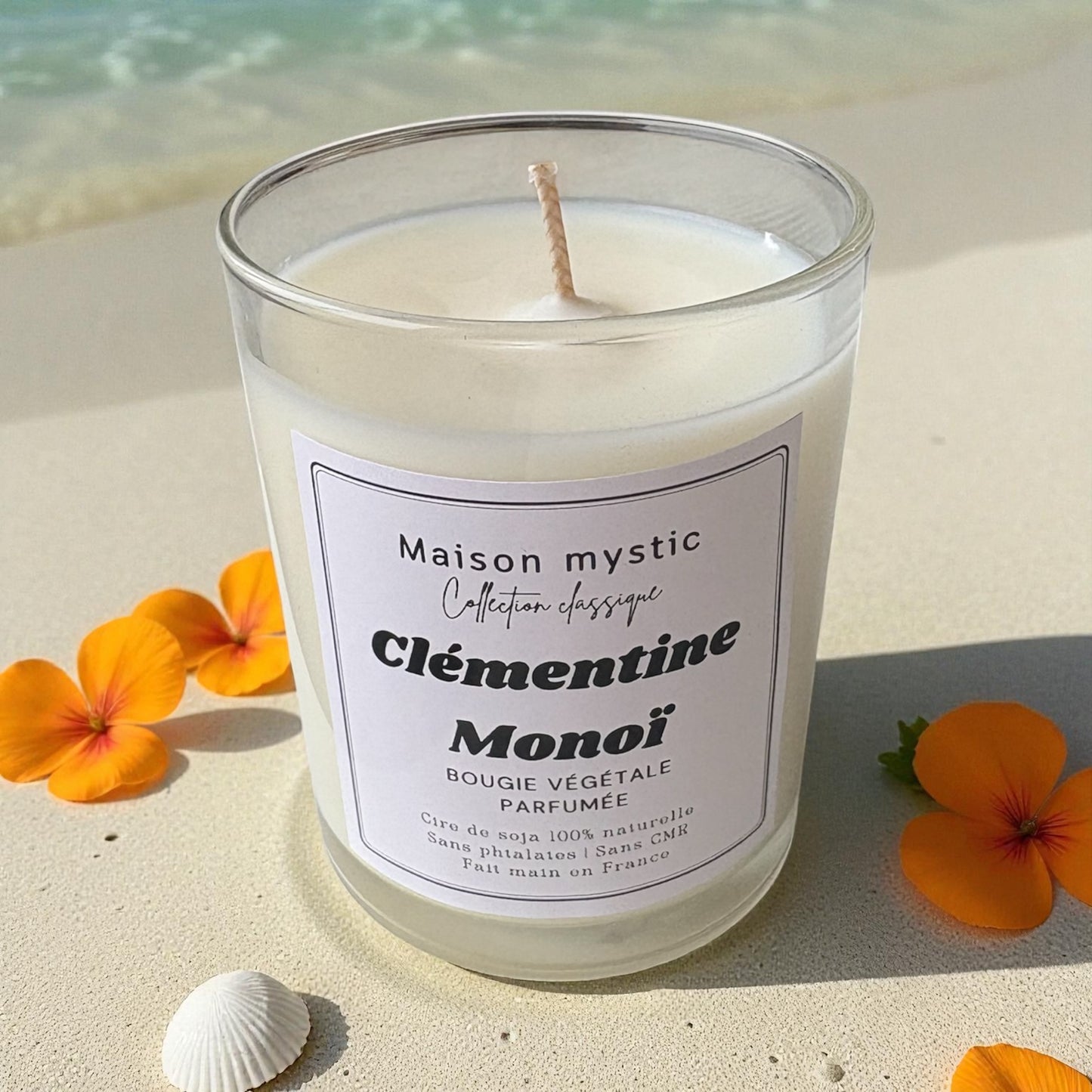 🌺 Bougie Clémentine Monoï