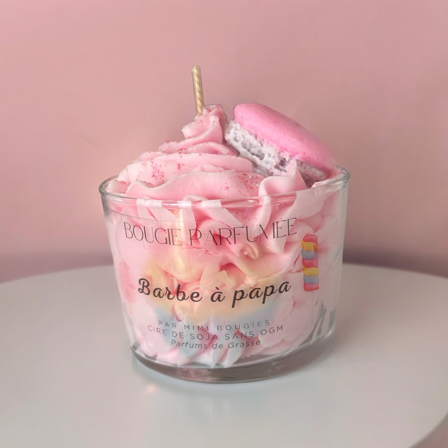 Bougie parfumée - Barbe à papa