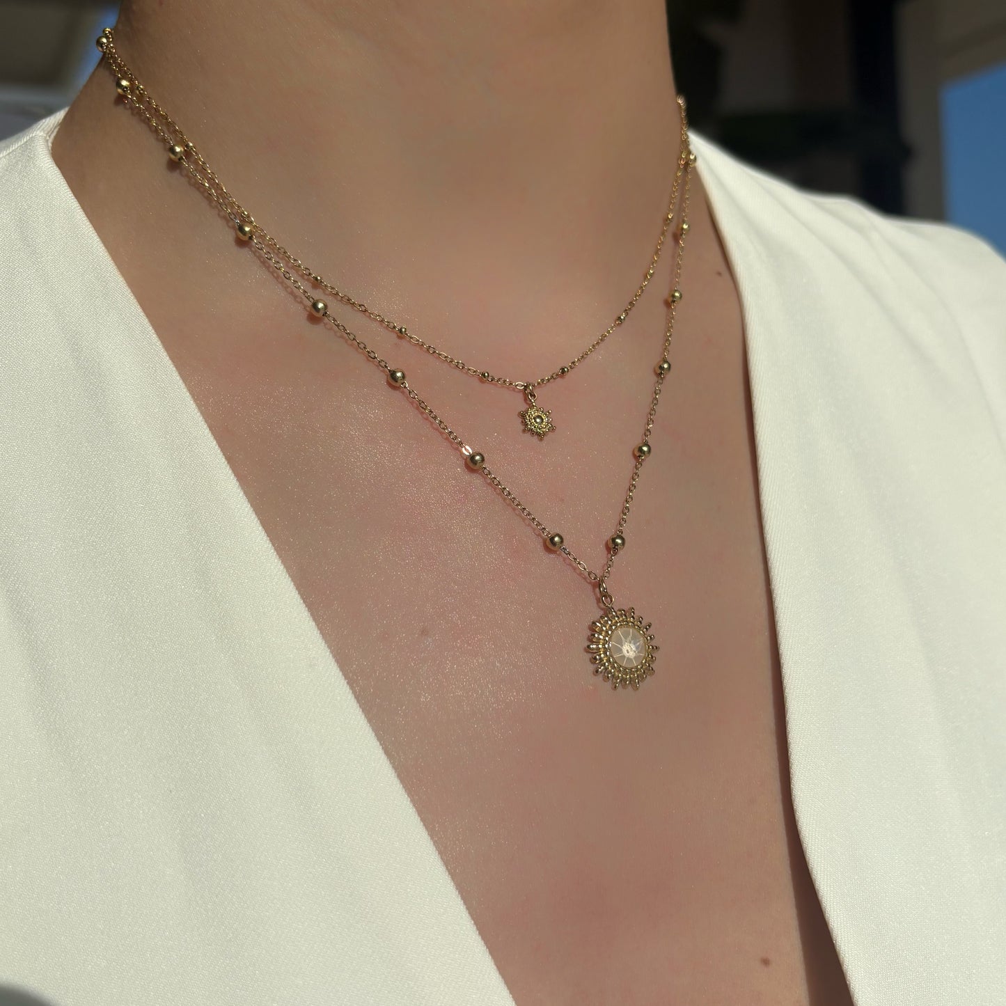 Collier double rang - Soléa