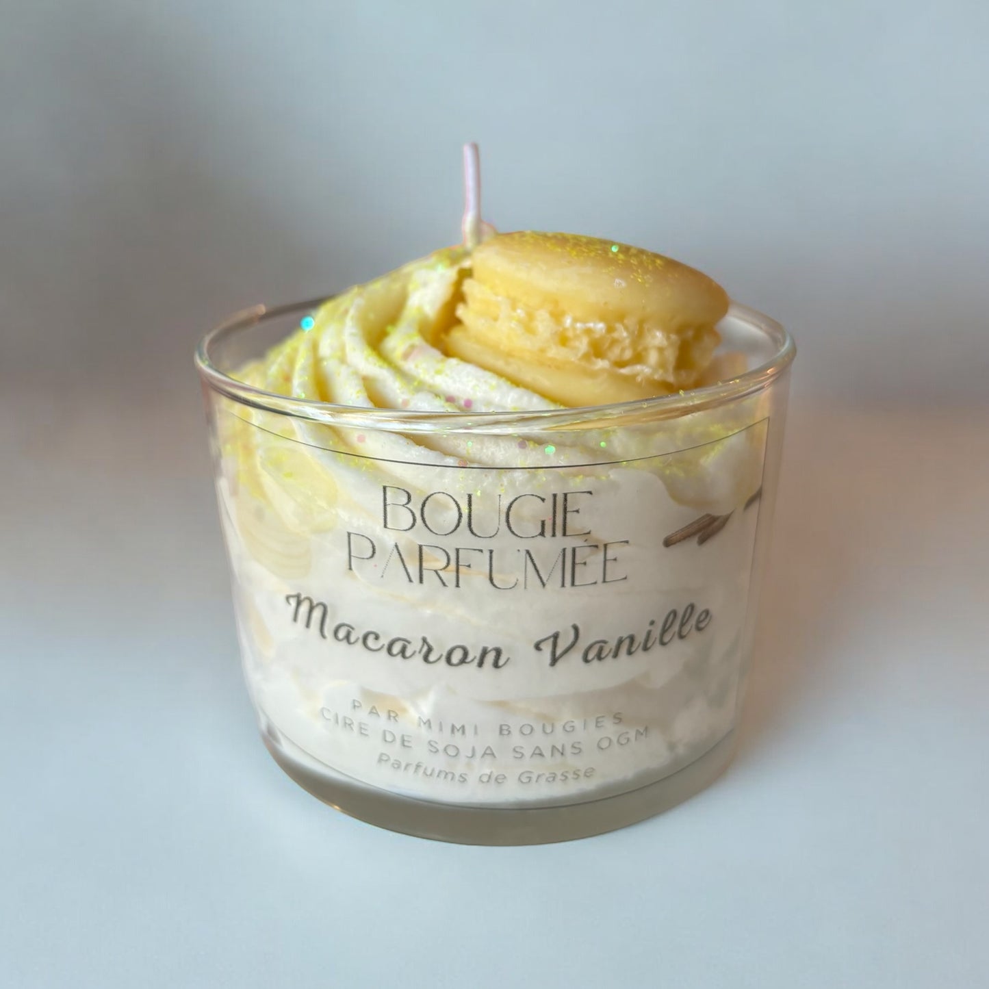 Bougie parfumée - Macaron vanille