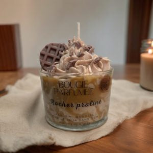 Bougie parfumée - Rocher praliné
