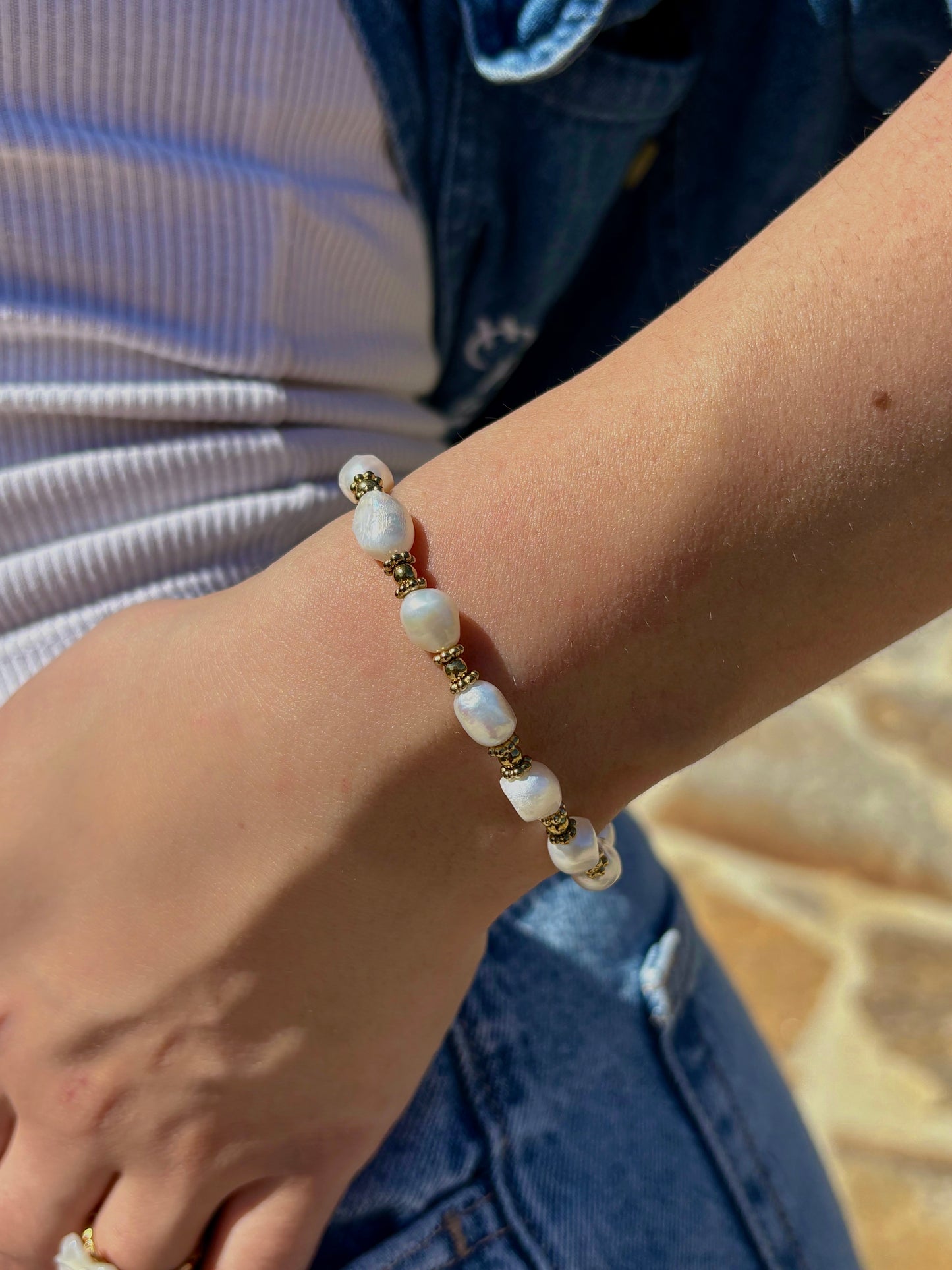 Bracelet en perle d’eau douce