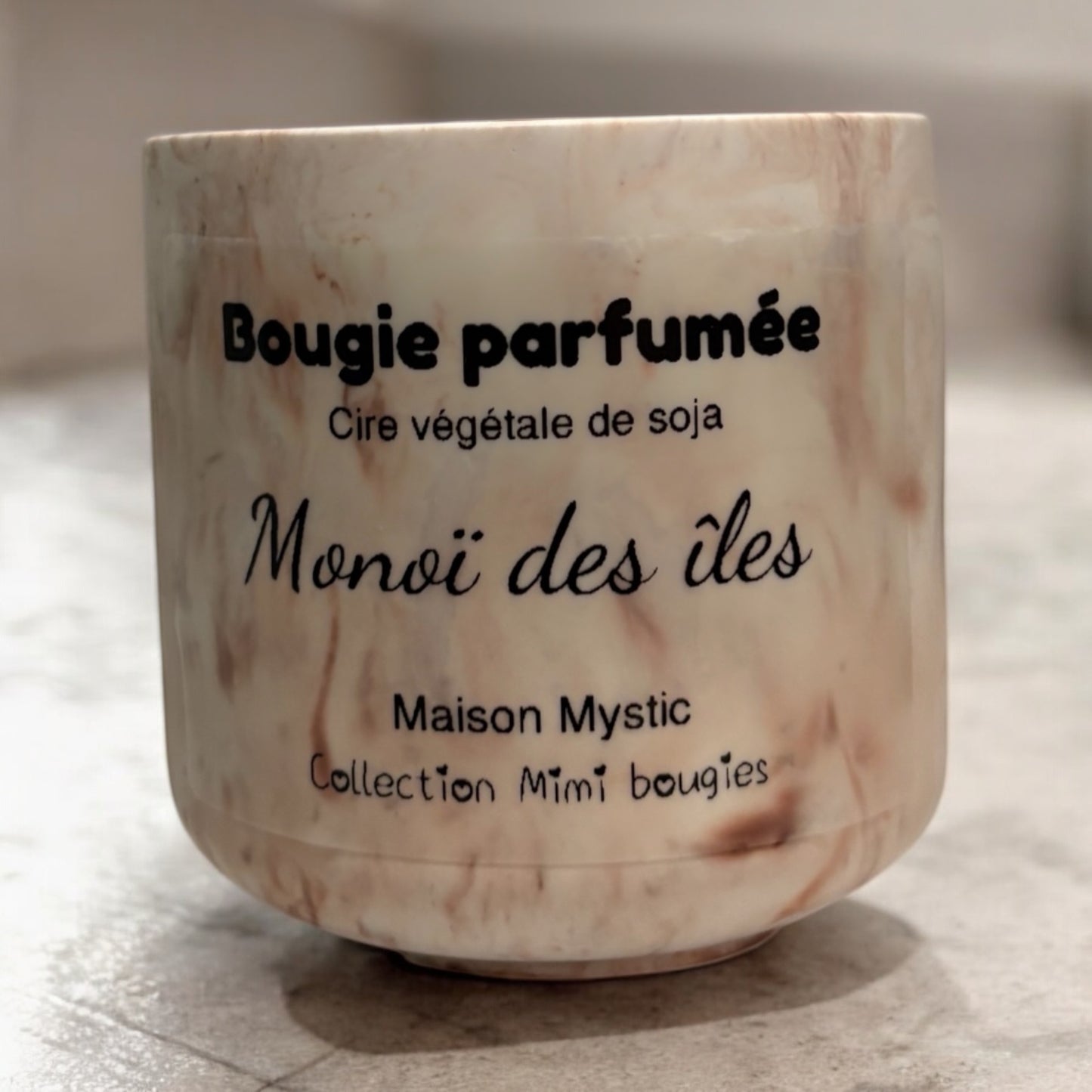 Bougie 100% fait main ✨ - Monoï des Îles