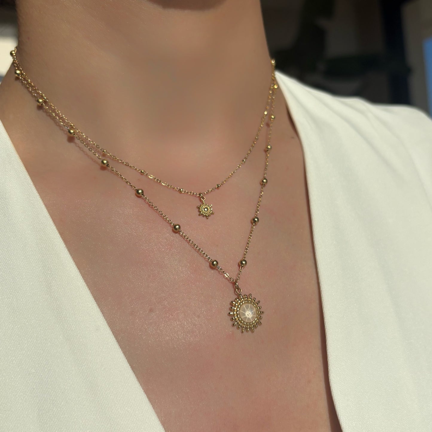 Collier double rang - Soléa