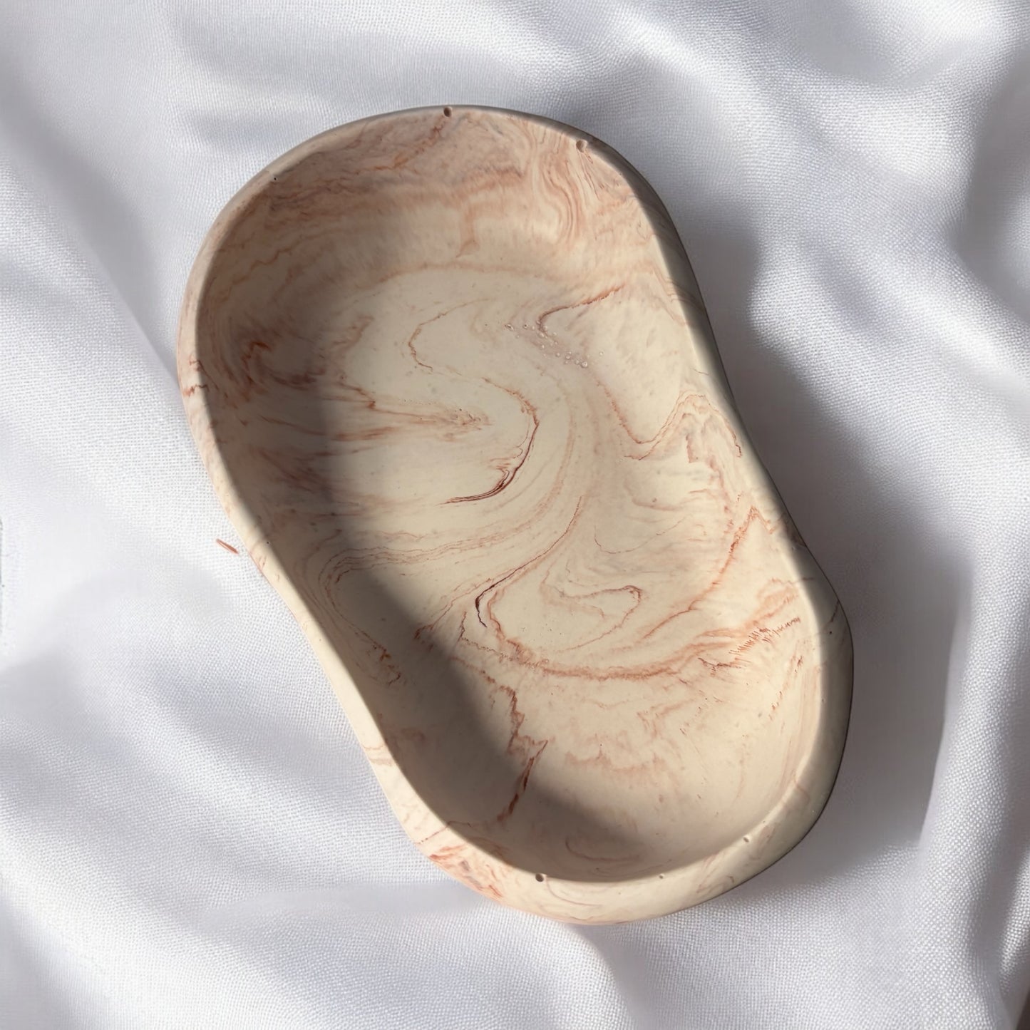 Plateau XL effet marbre
