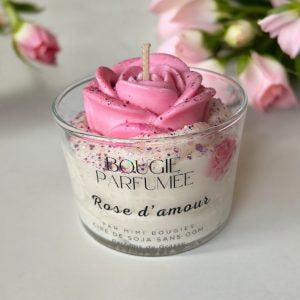 Bougie parfumée - Rose d’amour