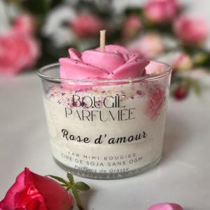 Bougie parfumée - Rose d’amour