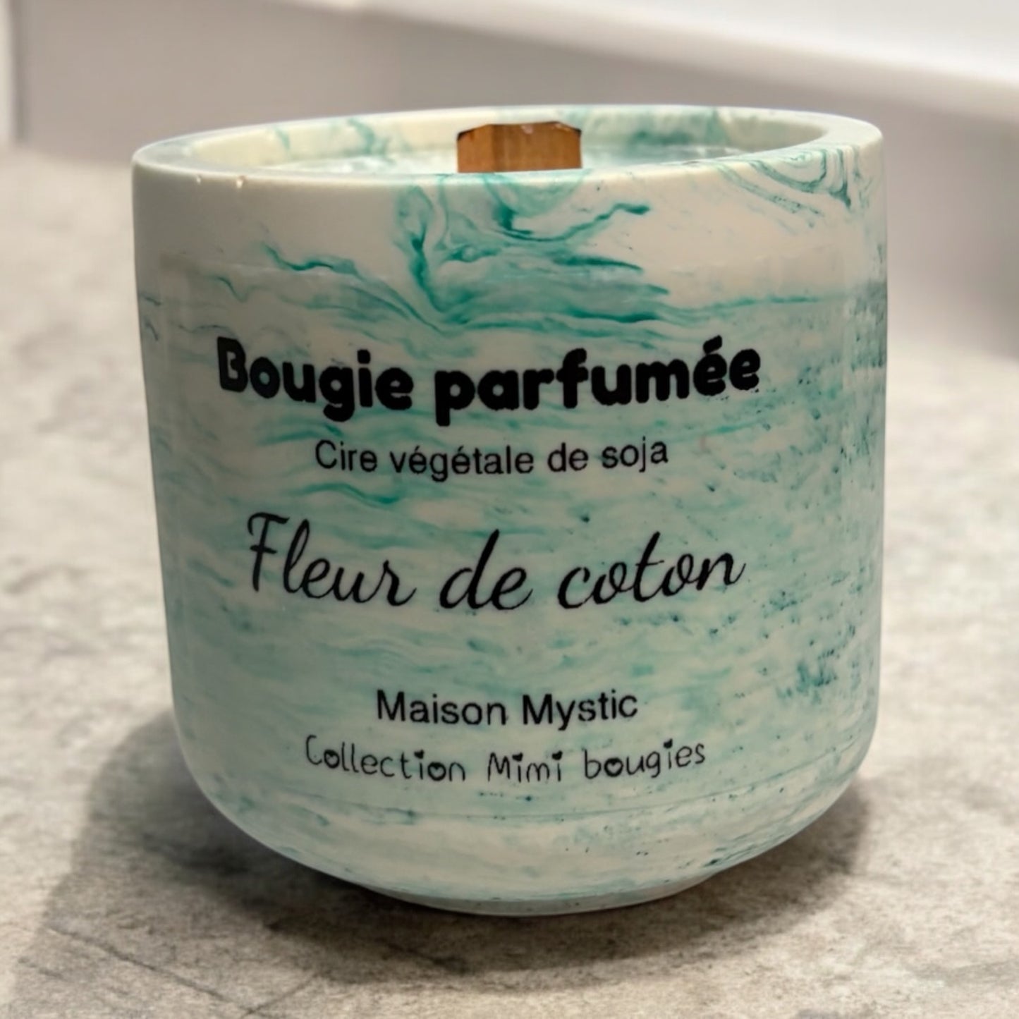 Bougie 100% fait main ✨ - Fleur de Coton