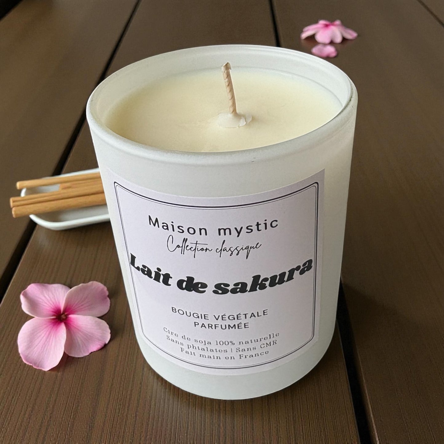 🌸 Bougie Lait de Sakura