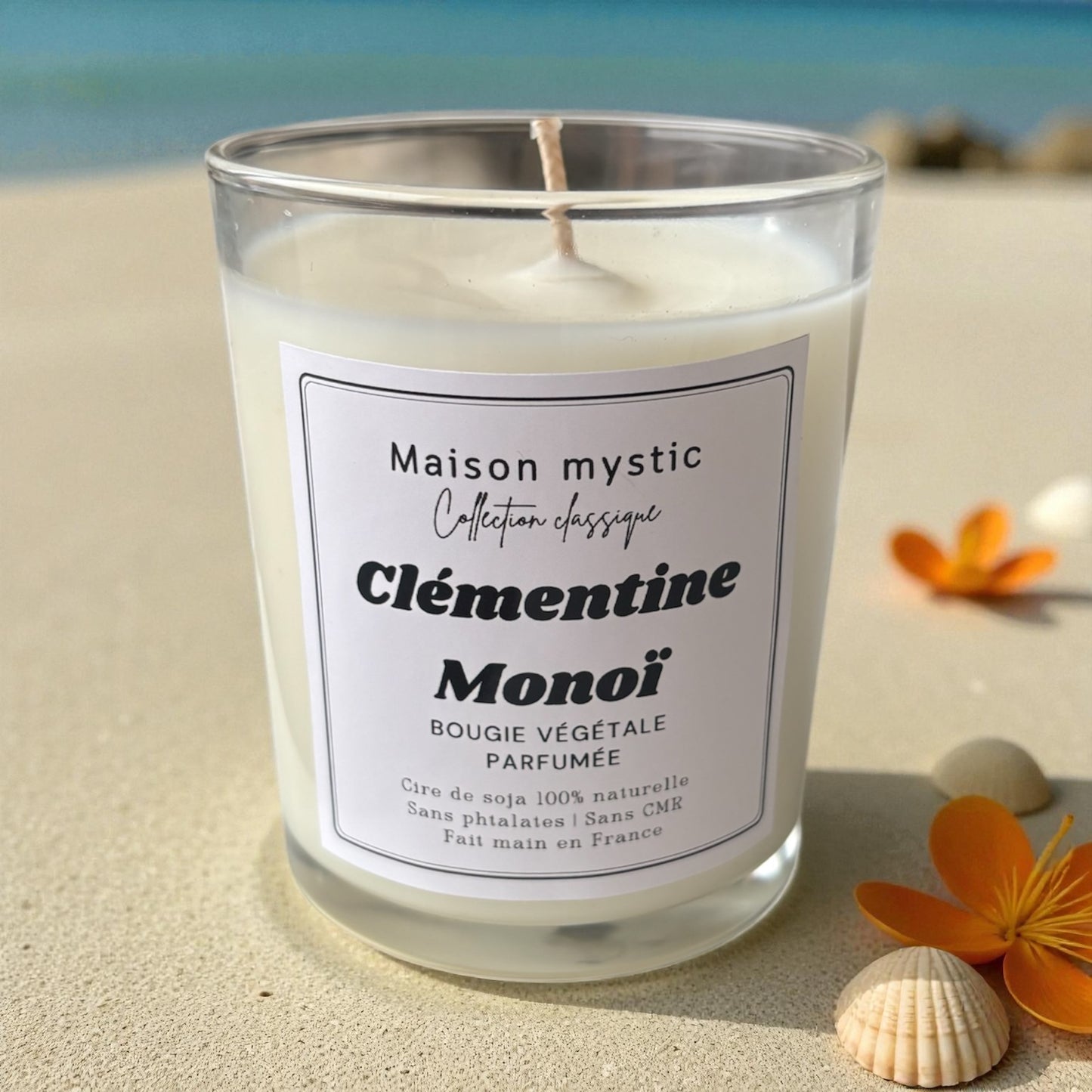 🌺 Bougie Clémentine Monoï
