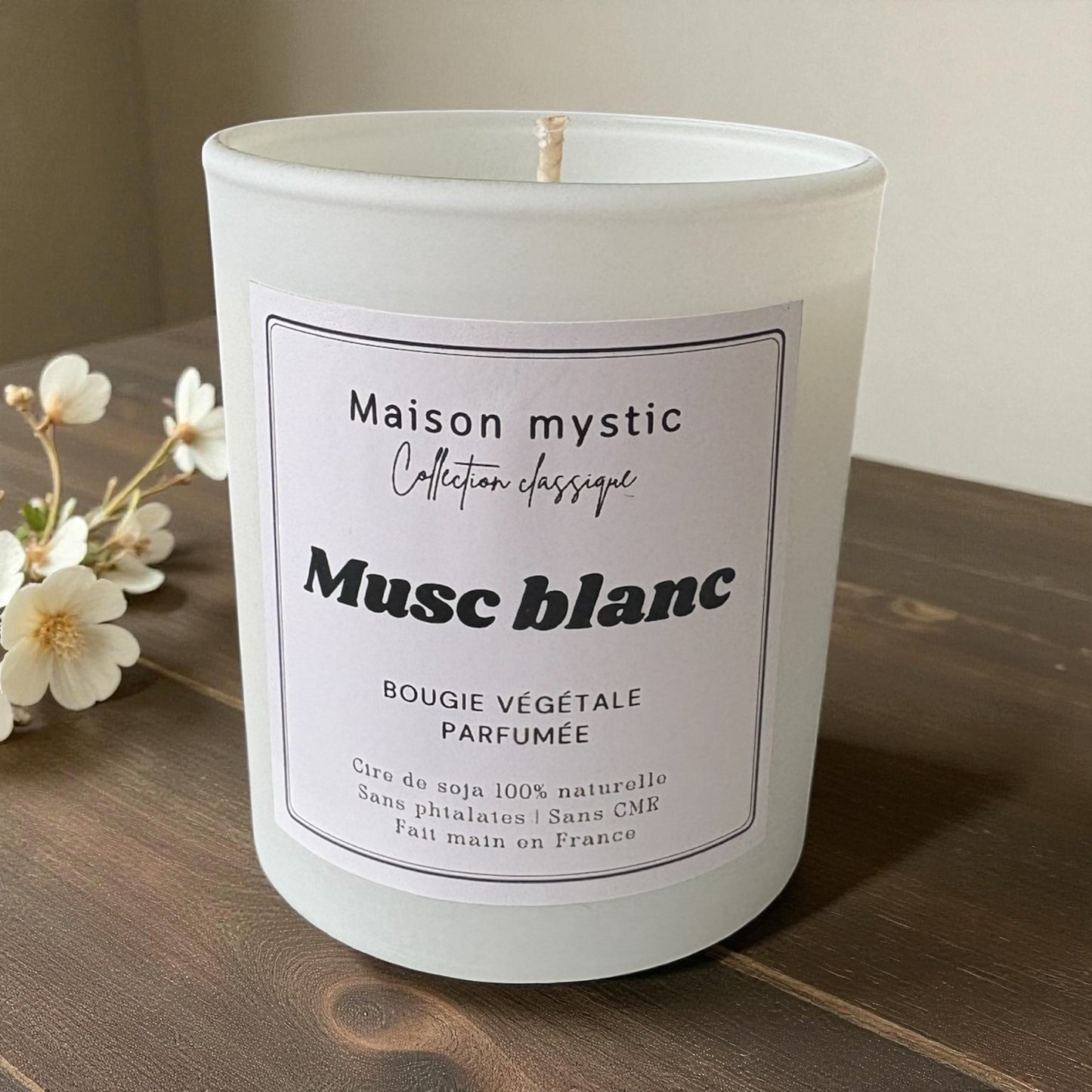 🤍 Bougie Musc Blanc