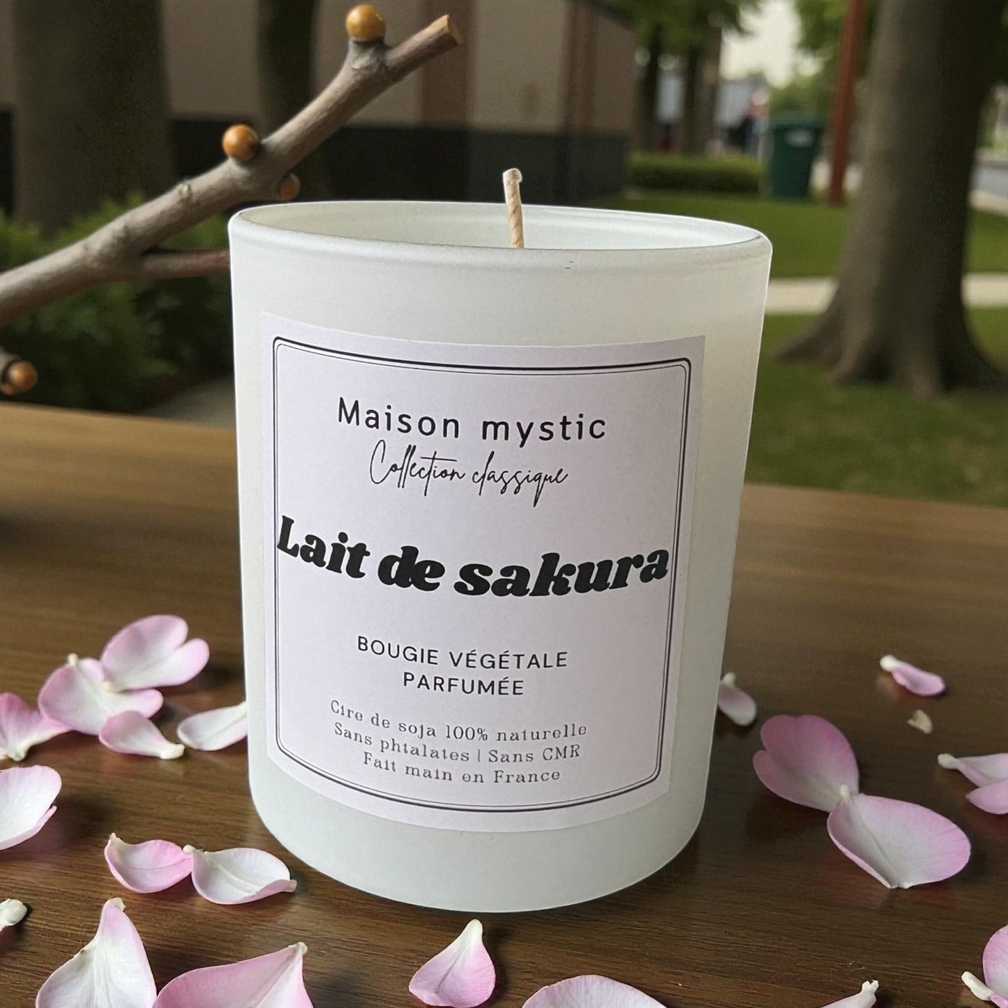 🌸 Bougie Lait de Sakura